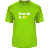 Men's Thankful Core Performance T-Shirt in Lime