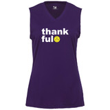 Women's Thankful Core Performance Sleeveless Shirt in Purple