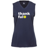 Women's Thankful Core Performance Sleeveless Shirt in Navy