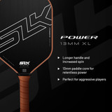 Selkirk SLK Halo XL available in a 13 millimeter thick Power Core option featuring a lengthy 5.75 inch long handle
