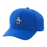 Country Club perforated cap by Original Penguin with embroidered logo shown in color Bluing
