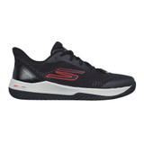 Skechers Viper Court Pro Pickleball Shoe for Men in Black/Red; Side View