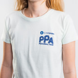 Close up view of PPA Fine Jersey T-Shirt.