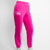 Angled view of PPA FILA Lassie Jogger Pink Glow.