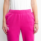 Close up view of PPA FILA Lassie Jogger Pink Glow waistband.