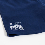 Close up of PPA FILA Union Kylan Short PPA logo.