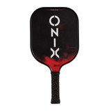 View of the opposite side of the ONIX Evoke Mayhem Composite Pickleball Paddle face
