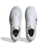 Men's adidas SoleMatch Control Court Shoe - White/Black/Silver - Top View