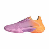 adidas Barricade 13 Women's Pickleball Court Shoe - Orange/Lilac - Interior Side View