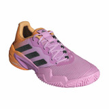 adidas Barricade 13 Women's Pickleball Court Shoe - Orange/Lilac - Detail View