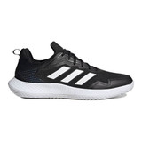 View of the adidas Defiant Speed Shoe  shown in Black/White/Grey