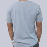 Heather Grey Heritage Pickle-ball Logo T-Shirt - Back View