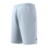 Back angled view of the men's adidas Club 3STR Shorts in Halo Blue.