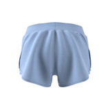 Back view of Women's adidas Club shorts in the color Blue Dawn.