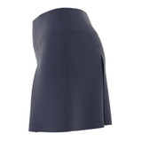 Side view of Woman's adidas Club Pleatskirt in the color Shadow Navy.