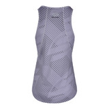 Back view of the Women's Selkirk Pro Line Sleeveless Tank in the color Zinc.