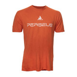 Front view of Men's JOOLA Perseus Shirt in the color Deep Orange Heather.