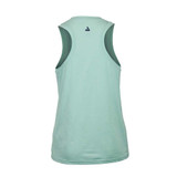 Back view of JOOLA Women's Flow Tank Top in the color Dusty Aqua.