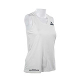 Side view of JOOLA Women's Flow Tank Top in the color White.