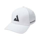 Front angled view of JOOLA Scorpeus Hat in the color White.