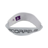 Back view of JOOLA Scorpeus Visor in the color White.