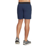 Back view of Men's Skechers Movement 7" Shorts in the color Blue Iris.