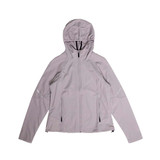 Front view of the Women's erne The Highland Windbreaker in the color Zinc.