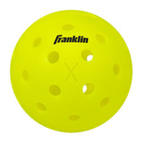 View of Single Optic Franklin X-40 Performance Outdoor Pickleballs out of packaging.