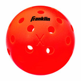 View of Single Ember Franklin X-40 Performance Outdoor Pickleballs out of packaging.