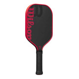 Front angle view of the Wilson Blaze 13mm Carbon-Fiberglass Hybrid Pickleball Paddle.