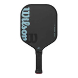 Front view of the Wilson Tempo Pro 16mm Carbon Fiber Pickleball Paddle.