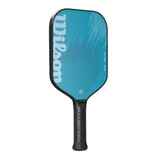 Front angled view of the Wilson Fierce Team 13mm Fiberglass Pickleball Paddle.