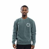 Front view of the Unisex PPA Tour Crew Neck Sweatshirt in the color Blue Spruce.