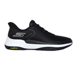 Skechers Viper Court Elite Women's Pickleball Shoes shown in Black/White