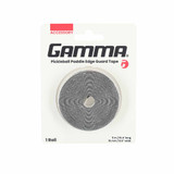 View of GAMMA Pickleball Paddle Edge Guard Tape packaging. (Black)