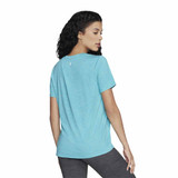 Back view of Skechers GO DRI SWIFT T-Shirt in the color Capri Breeze.