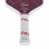 Six Zero Ruby Pickleball Paddle throat and handle view