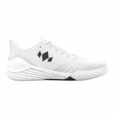 View of the Diadem Court Burst Court Women's Shoe shown in White/White