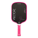 Front view of the VERSIX Vector XL GB Signature Pickleball Paddle shown in Pink.