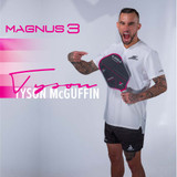 Pickleball pro Tyson McGuffin and his Magnus Gen 3 Pickleball Paddle