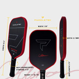 Paddletek Bantam TKO-CX 12.7mm pickleball paddle measurements