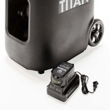 View of the Titan ONE Pickleball Machine's power supply
