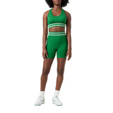 Front view of the FILA Lucky Ace Seamless 5 Inch Bike Shorts in the color Amazon.