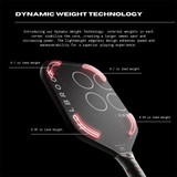 Holbrook Aero X Pickleball Paddle - Dynamic Weight Technology
