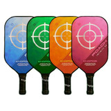 The Poach Infinity SX Composite Paddle by Engage is available in blue, green, orange and pink color options, as well as two weight options per color.