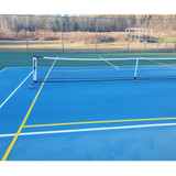Pre-cut yellow rubber lines to make court setup quick and easy, from Oncourt Offcourt.