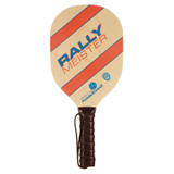 Rally Meister Set-Four wood paddles, Rally net, and balls.