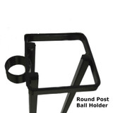 Net Post Ball Holder, choose from 4 versions for tennis net, chain link fence or oval or round Portable Net.