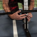 Portable Picklenet-Includes net with velcro fasteners, powder-coated frame and carrying bag.