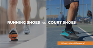 Running Shoes vs. Court Shoes - What's The Difference?